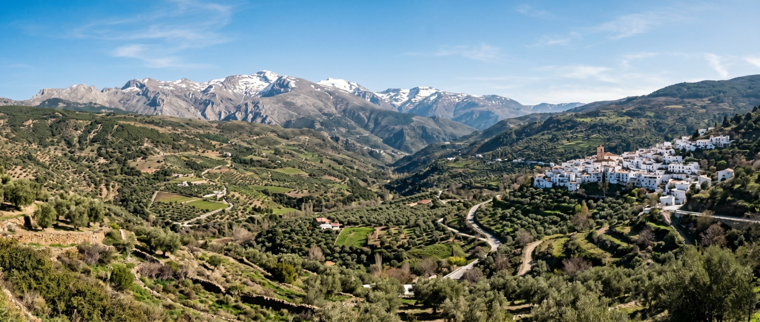 Andalusisch bergdorp — Sierra Nevada